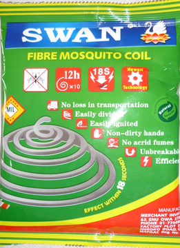 SWAN FIBRE MOSQUITO COIL